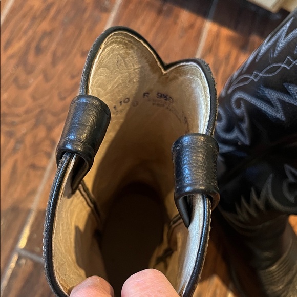 Dan Post Black Western Boots - Picture 6 of 10